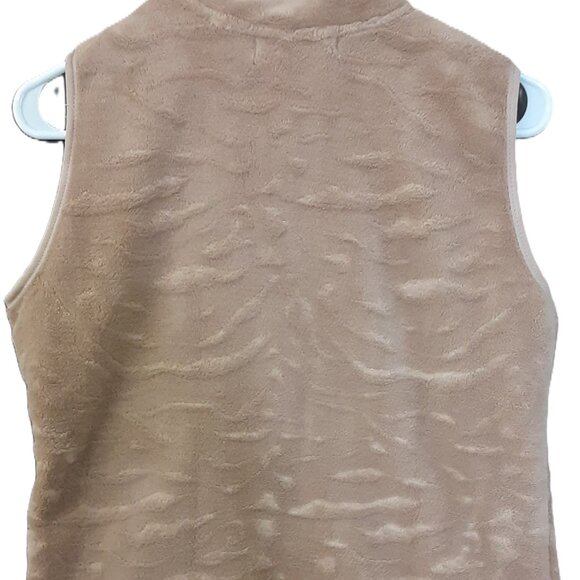 Effeci Crea Zioni Woman's Vest Size MEDIUM, Zip Closure, Pockets, brown - Picture 2 of 7
